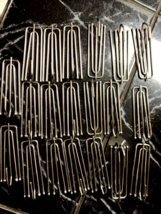 4 Pinch Pleat Drapes Curtain Hooks Long Neck 3",pack of 20,ALL STEEL STR... - $5.82