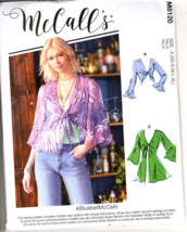 McCall&#39;s M8120 Misses XS to XL Flounce Jacket Variation Uncut Sewing Pattern New - £11.75 GBP