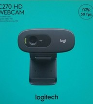 Logitech C270 Hd Web Camera (960-000694) New In Box Sealed - £18.59 GBP
