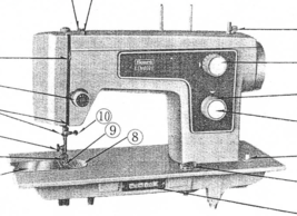 Sears Kenmore 1219 manual sewing machine instruction Enlarged - £10.35 GBP