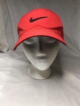 Nike Golf Hat One Size Fits Most 100% Polyester Red Cap Great Condition - £9.49 GBP