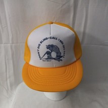 Vintage Full Foam Snapback Trucker &quot;Holey Moley&quot; Excavation Company HAT CAP  - $17.81