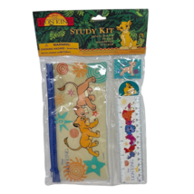 VINTAGE 1990&#39;s DISNEY THE LION KING SEALED STATIONARY STUDY KIT RULER PO... - $23.75