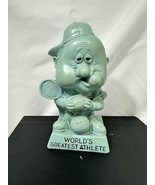 1971 W. &amp; R Berries Figurine #9025 World&#39;s Greatest Athlete Green Trophy... - $10.40