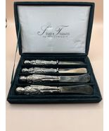 Silver Treasures by Godinger Nutcracker Cheese Butter Knives Silver Plat... - $41.80 CAD