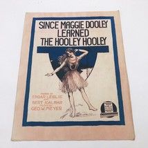 Since Maggie Dooley Learned the Hooley Hooley Music Sheet  1916 - $9.89