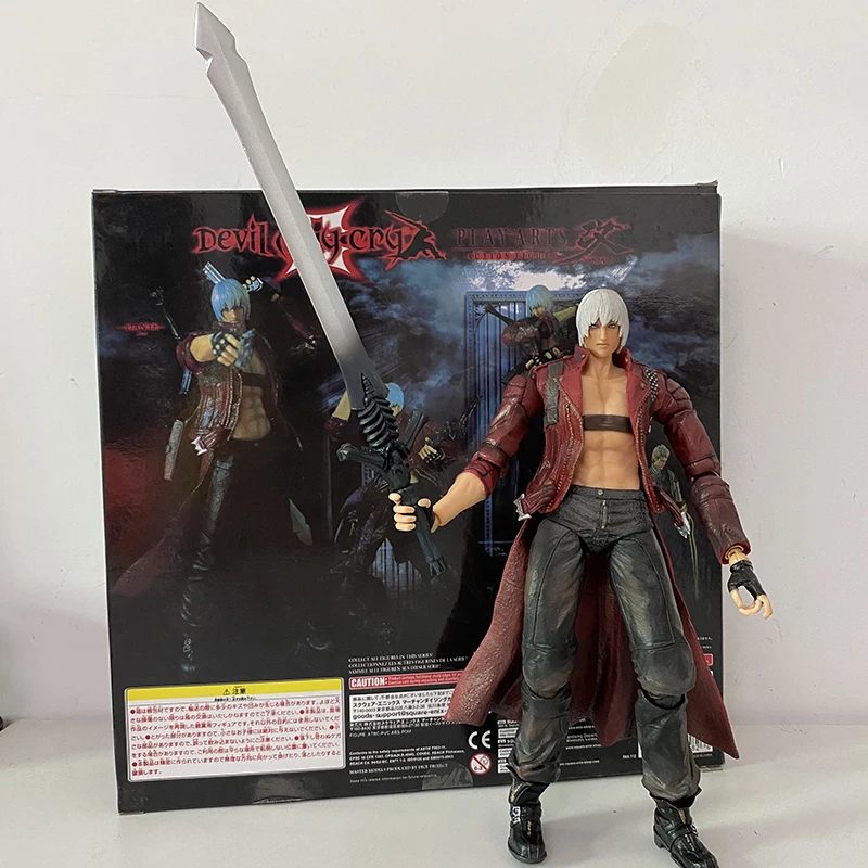 Play Arts Kai Devil May-Cry Dante Action Figure Model Toys 12 inch 30cm Joint - £50.75 GBP+