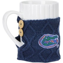 Florida Gators Cable Knit Sweater 16 Oz Coffee Mug New In Box - $6.87