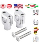 Universal 6061 Aluminum Motorcycle Handlebar Risers - Enhance Riding Com... - $83.91 CAD
