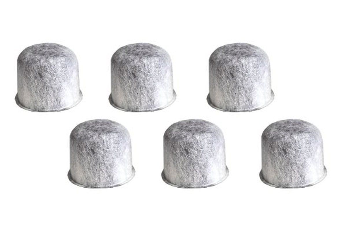 6 Charcoal Water Filters,Fits Capresso CoffeeTEAM,#437,#439,#451,#452,#4... - $12.73