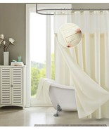 Smart Design Complete 2 in 1 Waffle Weave Hotel Spa Style Shower Curtain - £14.85 GBP