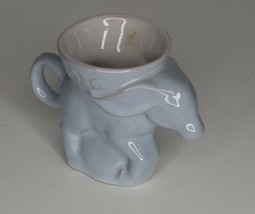 1986 Frankoma Democratic DEM Donkey Political Mug Vintage Mountain Blue - £11.84 GBP