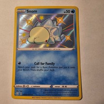 Pokémon TCG Snom Shining Fates SV033/SV122 Holo Shiny Holo Rare LP - £2.79 GBP