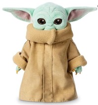 Baby Yoda Star Wars Mandalorian Plush Grogu The Child Disney Store 10" Stuffed - £14.62 GBP