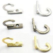 Bluemoona 10 Pcs - Zinc Alloy Hooks Hangers for Jewelry Chest Box Door Wardrobe  - £3.98 GBP
