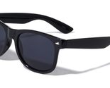 Dweebzilla Sleek Classic Casual Retro Square Sunglasses (Glossy Black wi... - £8.59 GBP+