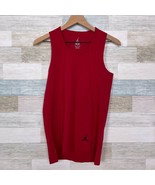 Nike Air Jordan Jumpman Training Tank Top Red Longline Boys Medium 10-12... - $19.78