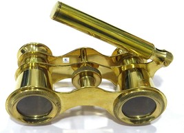 Brass Opera Binocular with Handle - Theater Glasses Gift for Adults Women Kids - £31.28 GBP