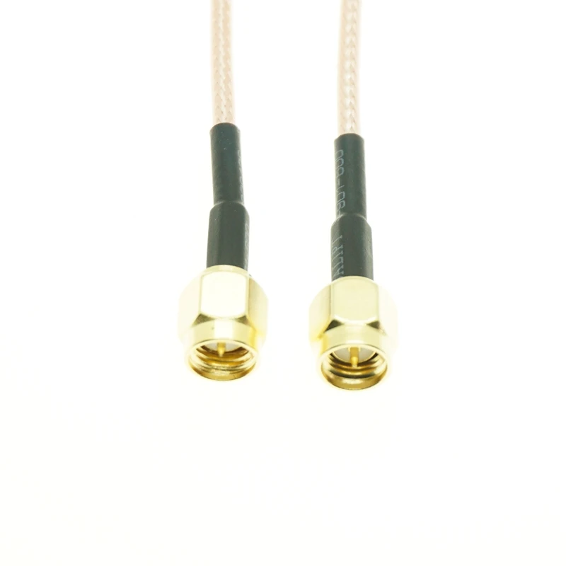 House Home RG316 RG174 Cable SMA Male To SMA Male Female Nut Bulkhead Extension  - £19.87 GBP