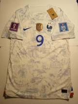 Olivier Giroud France 2022 World Cup Qatar Match Slim White Away Soccer Jersey - £79.93 GBP