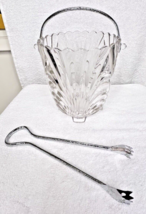 Ice Bucket with Detachable Handle and Tongs Caprice by CAMBRIDGE Great S... - $68.81