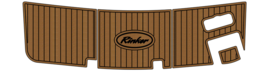 2003 Rinker 342 Swim Platform Pad Boat EVA Foam Faux Teak Deck Floor Mat - £297.58 GBP