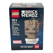 NEW! LEGO 40671 Potted Groot BrickHeadz Super Heroes Set Mint Box FREE SHIP - £20.89 GBP