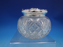Lovers Swing by Foster &amp; Bailey Sterling Silver Dresser Jar Crystal Bowl (#6688) - £201.77 GBP