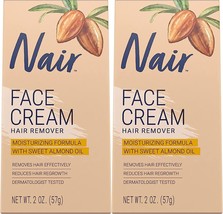 Nair Hair Remover Face Cream, 2 Oz, Pack of 2 - £19.92 GBP