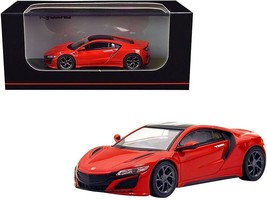 Honda NSX RHD (Right Hand Drive) Red with Black Top 1/64 Diecast Model Car by K - $32.10