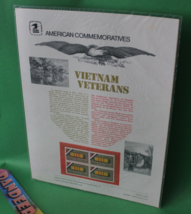 American Commemoratives Vietnam Veterans USPS Stamps Panel Sheet 120 Nov 11 1979 - £7.43 GBP
