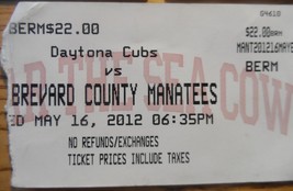 Brevard County Manatees 2012 Ticket stub + 3 Collectible Schedules Baseb... - £5.90 GBP