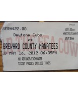 Brevard County Manatees 2012 Ticket stub + 3 Collectible Schedules Baseb... - £5.90 GBP