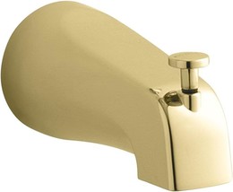 Kohler 15136-PB Coralais 0.5” Diverter Bath Spout - Vibrant Polished Brass - $38.90