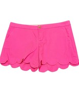 Lilly Pulitzer Pink Scalloped Hem Shorts Size 14 - $52.62 CAD