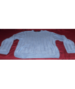 CHAPS EST. 1978 LIGHT BLUE KNITTED COZY LONG SLEEVE CREWNECK MEN&#39;S SHIRT XL - $330.13 MXN