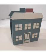 House napkin holder wood blue white cottage home wooden storage organize... - $34.98 CAD