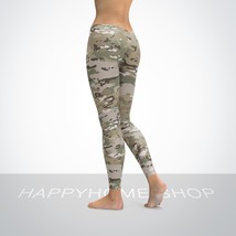 Premium Women&#39;s Leggings Multicam Camouflage Leggings Camo Leggings Outf... - £42.11 GBP+