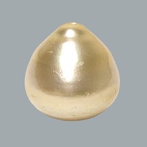 Bell 17 x 17.6mm Natural Gold South Sea Pearl Loose Fully-Drilled Make Jewelry - $132.33