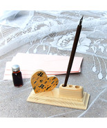 Luxury Wooden Pen Holder – Klimt Style - $36.83 CAD