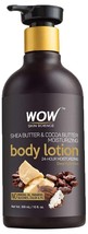 WOW Skin Science Shea &amp; Cocoa Butter Moisturizing Body Lotion - Daily Skin Moist - £30.25 GBP