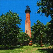 Pepita Needlepoint Canvas: Currituck Beach Lighthouse, 10&quot; x 10&quot; - £62.16 GBP+