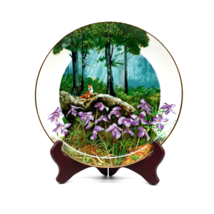Wildflowers of the South Birdsfoot Violet #8 Collector Plates Windsor Ralph Mark - £13.81 GBP