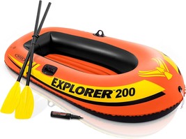 Intex 58331Ep Explorer 200 Inflatable Boat Set: Includes Deluxe Aluminum... - £35.07 GBP