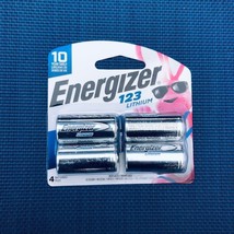 Energizer 123 3V Lithium Batteries, 4-Pack NEW - $7.18