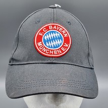 Official FC Bayern Munchen EV Gray Logo Hat Adjustable Strapback Futbol ... - €12,84 EUR