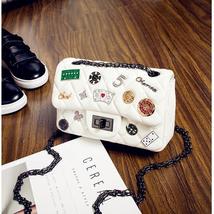 High Quality Small Fragrant Wind Quilted Chain Punk With Diamonds Butter... - $79.60