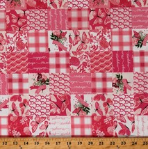 Cotton Courage Flowers Patterned Breast Cancer Fabric Print by the Yard D768.65 - £9.58 GBP