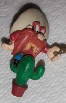 Looney Tunes Yosemite Sam riding a cactus Christmas Mini Ornament 1999 - £7.00 GBP