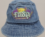 Vintage Fiesta Casino Hotel Denim Bucket Hat - Rare HTF - $55.33